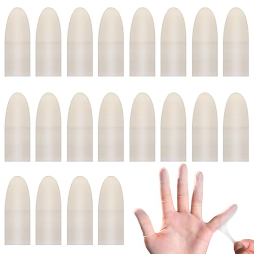 指サック 保護 100個入り 親指サック 指 保護 指サック 親指 滑り止め 耐摩耗性 使い捨て 伸縮