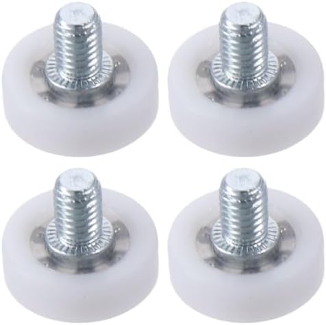 19mm引き出し用ローラー、ホワイトベアリングナイロン小型プーリー、家具ベアリングプーリー、耐摩耗性..