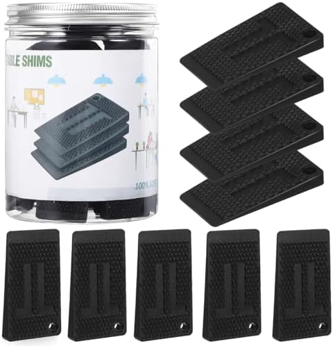 家具 スペーサー 家具レベルスペーサー 屋外用家具レベラー 40個 3x5cm 物置水平スペーサー ウェッジ ..