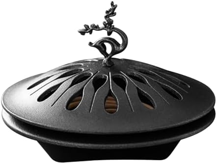 線香立て 線香皿 仏壇用 渦巻き線香 台 蓋つき 和風 専用 香皿 薫香炉 下敷き網 仏具 家庭用 茶道 書斎..