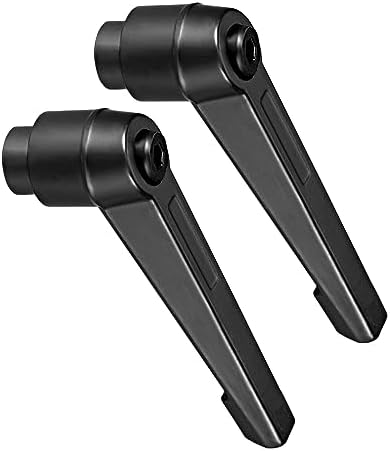 クランプレバーハンドル M10メスネジ 73 mmレバー 調整可能 クイックリリースロック回転ノブ ブラック ..