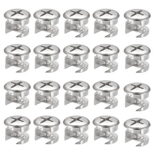 樂天商城 - カムロックネジ 家具接続継手 直径13*11mm 家具コネクタカム継手 キャビネット用（20個入り）