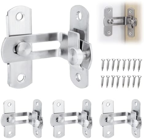 直角 ドアバックル 90度 スライディングドア 留め金ロック フリップラッチロック 安全防護