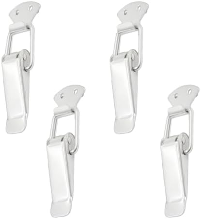 Rakuten - 4個パッチン錠 スプリング式 掛け金 ボックスバックル 金具 ボックス 箱用