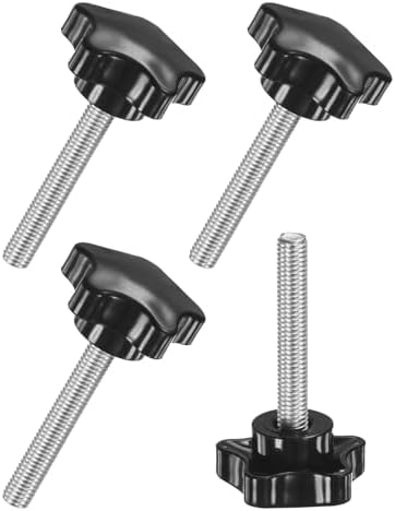樂天商城 - スタークランピングノブ M8x50mmメススレッド手締めネジ 黒