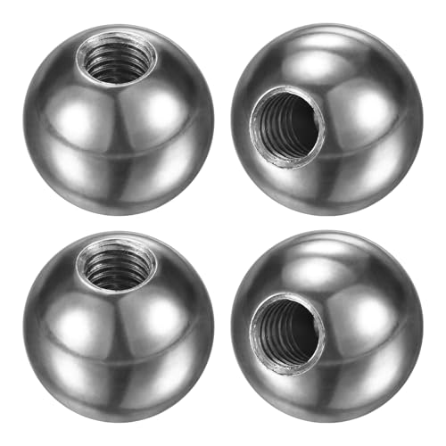 Rakuten - 4個のねじ込みボールナット M6x16mm 304ステンレス鋼ボールナットキャップ 照明器具/機械/DIY用 丸い実質的なねじキャップカバー