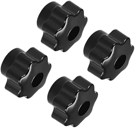 Rakuten - 直径31mm M6 プラスチックヘッドのクランピングナットハンドルねじ付けノブグリップ - （用途：機械装置用） 4個セット