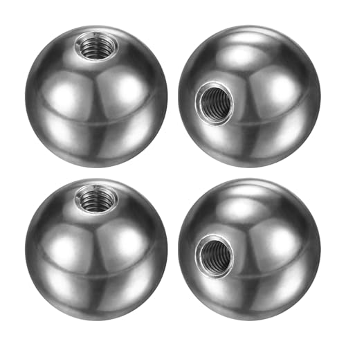 Rakuten - ねじ込みボールナットノブ M6x24mm 304ステンレス鋼ねじボールナットキャップ 照明器具/機械/DIY用 丸い実質的なねじキャップカバー