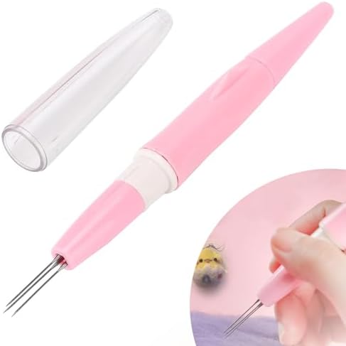 羊毛フェルト フェルト用ニードル 3本針 フェルティングニードル ニードル 羊毛フェルト 刺繍 手作り 洋裁 スターターセット 衣服 枕 キルトカバー ベッドシーツ DIY クラフト