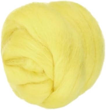 ウールロービング糸 150 g/5.3OZ イエロー