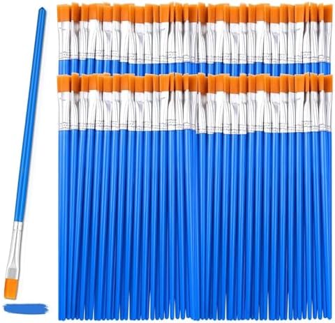 筆 水彩筆 画材筆 大容量 50本セット 16.5cm 画材筆 水彩筆 プラモデル 塗装 水彩画 油絵 アクリル画文房具 学生 初心者 ペイント筆