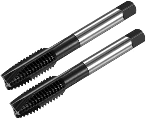 樂天商城 - M12x1.75mm メートルねじタップ HSS ストレートフルート 右ねじ 切削工具 2本組