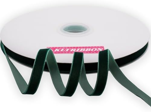 Ribbon - ベルベットリボン 片面 3/8インチ x 25ヤード スプール