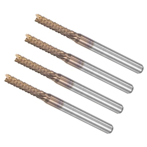 �����󥨥�ɥߥ� 2.5mm ���Ƿ� 3.175mm ����� Ķ�ť���å� ���� CNC�롼�����ӥå� 4�ԡ�������