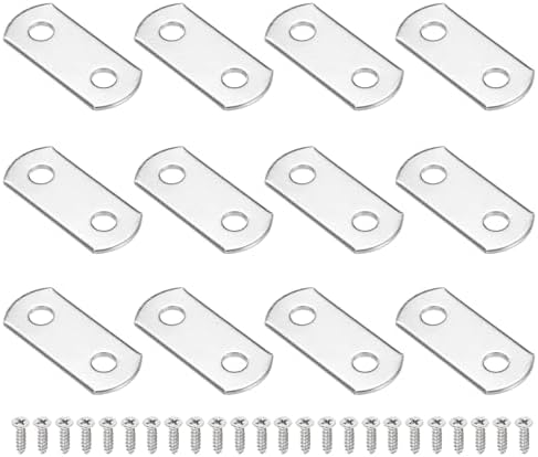 キャンバスクリップ 12個セット 金属製 ピクチャーフレーミング ミラークリップ Z型マウント工具 写真絵画用 24本のネジ付き