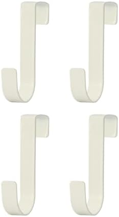 ドアハンガー フック 4個セット ホワイト 取り付け簡単 S字フック