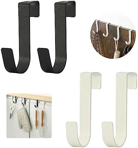 ドアハンガー セット フック 引っ掛け 収納 4個入り ブラック ホワイト