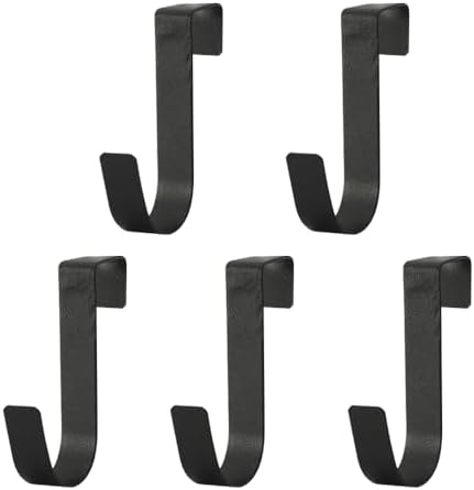 ドアハンガー フック 収納 ブラック 5個セット