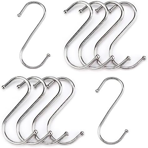 Rakuten - S字フック 10個入 ステンレス製 フック 収納用 10cm