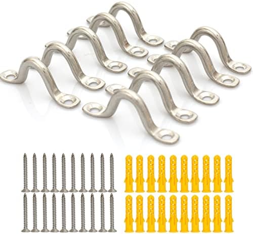 パッドアイ 10個 316 ステンレス製 金具 固定用 アイプレート