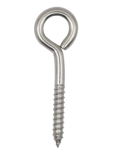 2.8インチ アイスクリュー 5個パック ステンレススチール製 屋内および屋外用