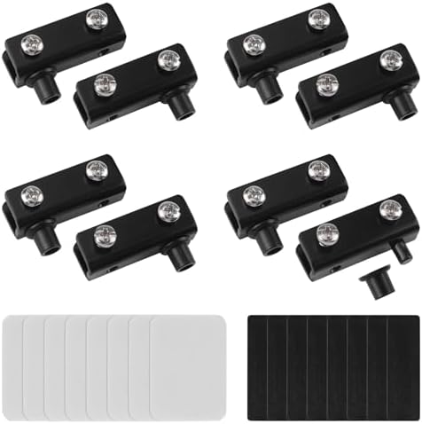 4組 ガラスドア用ピボットヒンジ 調整可能キャビネットドアクランプヒンジ 3-5mm対応