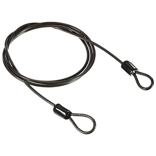 [仕様] サイズ：1m×2.5mm(長さ×直径)。 カラー：黒。 セット：セキュリティワイヤー×1本。 [素材] ステンレス、プラスチック。 ワイヤーロープは防錆性、防水性、耐久性に優れています。 長くご利用いただけます。 [デザイン] セキュリティケーブルはダブルループ付きで、工具不要で素早く簡単に使用できます。 両サイドループ形状で各種ロックと合わせて使用可能です。 [利点] ワイヤーロープはコーティングされているため、道具を傷付ける心配はありません。 軽量で扱いやすく、コンパクトに収納できます。 [様々なシーンで] オートバイ、自転車、自動車、門扉・農機具、各種ロック製品の補助用として使用できます。[仕様] サイズ：1m×2.5mm(長さ×直径)。 カラー：黒。 セット：セキュリティワイヤー×1本。 [素材] ステンレス、プラスチック。 ワイヤーロープは防錆性、防水性、耐久性に優れています。 長くご利用いただけます。 [デザイン] セキュリティケーブルはダブルループ付きで、工具不要で素早く簡単に使用できます。 両サイドループ形状で各種ロックと合わせて使用可能です。 [利点] ワイヤーロープはコーティングされているため、道具を傷付ける心配はありません。 軽量で扱いやすく、コンパクトに収納できます。 [様々なシーンで] オートバイ、自転車、自動車、門扉・農機具、各種ロック製品の補助用として使用できます。