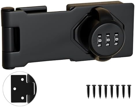 【ダイヤル式ロック設計】 3桁の暗証番号で簡単に施錠・解錠ができ、鍵を持ち歩く必要がありません。 1000通りの組み合わせが可能で、安全性が高く紛失リスクも軽減できます。 【耐久性に優れた素材】 本体には高品質の亜鉛合金を採用し、頑丈で長持ち。 防錆コーティングにより湿気の多い環境でも腐食しにくく、屋内外で安心して使用できます。 【簡単取り付け構造】 ネジで固定するタイプなので、工具があれば誰でもすぐに設置可能。 複雑な作業が不要で、到着後すぐに取り付けて使い始められます。 【左右どちらにも対応】 取り付け方向を選べるデザインで、設置場所や使い方に合わせて柔軟に調整可能。 木製ドアにも適しており、説明画像を参考に簡単に取り付けできます。 【多目的に活躍】 ロッカーや収納棚、冷蔵庫、郵便受け、引き戸、窓、玄関ドアなど、家庭やオフィスのさまざまな場所で利用可能。 補助錠として防犯対策に最適です。【ダイヤル式ロック設計】 3桁の暗証番号で簡単に施錠・解錠ができ、鍵を持ち歩く必要がありません。 1000通りの組み合わせが可能で、安全性が高く紛失リスクも軽減できます。 【耐久性に優れた素材】 本体には高品質の亜鉛合金を採用し、頑丈で長持ち。 防錆コーティングにより湿気の多い環境でも腐食しにくく、屋内外で安心して使用できます。 【簡単取り付け構造】 ネジで固定するタイプなので、工具があれば誰でもすぐに設置可能。 複雑な作業が不要で、到着後すぐに取り付けて使い始められます。 【左右どちらにも対応】 取り付け方向を選べるデザインで、設置場所や使い方に合わせて柔軟に調整可能。 木製ドアにも適しており、説明画像を参考に簡単に取り付けできます。 【多目的に活躍】 ロッカーや収納棚、冷蔵庫、郵便受け、引き戸、窓、玄関ドアなど、家庭やオフィスのさまざまな場所で利用可能。 補助錠として防犯対策に最適です。