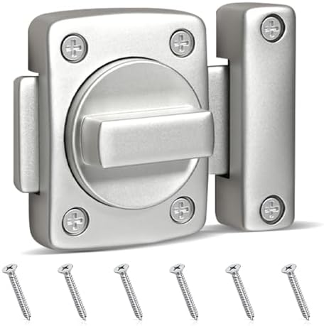 【回転式ボルトロック】 室内の安全性を高めるための回転式スライドロックです。 既存の施錠設備に追加することで、セキュリティレベルが向上し、居住者の安全感が増します。 【幅広い用途】 寝室、食器棚、バスルーム、スライドドア、ペットクレート用ドア、物置、シャワー、トイレ、窓などに適しています。 この補助錠は、小型の正方形デザインと滑らかな縁取りで、より洗練された美しさを備えています。 【高品質】 高品質な亜鉛合金を採用しており、防水性、耐食性に優れ、錆びにくく、耐久性があります。 【双方向設計】 左右どちらでも使用できる双方向のデザインになっており、実際の取り付け場所に合わせて調整してください。 【取り付け簡単】 まず取り付ける位置、距離、高さを決めて目印を引き、その目印に従って専用のネジでスライドバレルボルトを固定すれば完成です。 (取り付け専用ネジ6本付き)【回転式ボルトロック】 室内の安全性を高めるための回転式スライドロックです。 既存の施錠設備に追加することで、セキュリティレベルが向上し、居住者の安全感が増します。 【幅広い用途】 寝室、食器棚、バスルーム、スライドドア、ペットクレート用ドア、物置、シャワー、トイレ、窓などに適しています。 この補助錠は、小型の正方形デザインと滑らかな縁取りで、より洗練された美しさを備えています。 【高品質】 高品質な亜鉛合金を採用しており、防水性、耐食性に優れ、錆びにくく、耐久性があります。 【双方向設計】 左右どちらでも使用できる双方向のデザインになっており、実際の取り付け場所に合わせて調整してください。 【取り付け簡単】 まず取り付ける位置、距離、高さを決めて目印を引き、その目印に従って専用のネジでスライドバレルボルトを固定すれば完成です。 (取り付け専用ネジ6本付き)