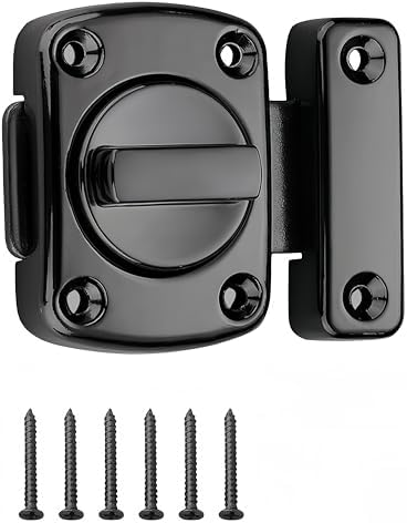 【特別な設計】 本製品はワンタッチ取付ロックタイプで、ノブを回すと簡単に鍵が開きます。 このドアロックは左右両側に拡張でき、ドアの左側または右側に取り付けることができます。 180度スムーズに回転し、開閉状態の切り替えが簡単です。 厚みのある素材の挟み込み防止設計により、泥棒を防ぎます。 玄関などの補助錠や、場所に応じて網戸錠や引き戸の鍵としても使用できます。 【1つの組み合わせ回転インナーキー】 亜鉛合金を主材料とし、表面に防錆電気メッキを施したドアロックは堅牢で耐久性に優れています。 外から開けられないため、プライバシー保護のためのドアハンドル交換や、トイレ、浴室ドア、脱衣所などの各種室内ドアに最適です。 ペットの侵入を防ぎます。 【幅広い用途】 本製品のドアロックは、家の内側から施錠する内蔵補助錠です。 補助錠が露出しないため、施錠される心配がありません。 各種室内ドアの追加キーとしてご使用いただけます。 外から開けられないので、個人のプライバシーを保護するためのドアハンドルの交換として、トイレ、バスルームのドア、脱衣所、旅行、玄関ドア、ガレージ、アパート、ホテル、一人暮らしなどに使用できます。 【簡単な取り付け】 ワンタッチ掛け金で簡単に取り付けられます。 ネジを使用して取り付けるだけで、工事は必要ありません。 1. 設置場所マークが付いています。 2. 本体をネジ4本で固定します。 3. ノブを回して、小ハンドルの位置を適切に固定します。 4. 小さな部品を2本のネジで固定します。 5. インストールが完了しました。 【製品仕様】 カラー：ブラック 重量：約106グラム 本体サイズ：長さ約55mm×幅40mm 材質：亜鉛合金【特別な設計】 本製品はワンタッチ取付ロックタイプで、ノブを回すと簡単に鍵が開きます。 このドアロックは左右両側に拡張でき、ドアの左側または右側に取り付けることができます。 180度スムーズに回転し、開閉状態の切り替えが簡単です。 厚みのある素材の挟み込み防止設計により、泥棒を防ぎます。 玄関などの補助錠や、場所に応じて網戸錠や引き戸の鍵としても使用できます。 【1つの組み合わせ回転インナーキー】 亜鉛合金を主材料とし、表面に防錆電気メッキを施したドアロックは堅牢で耐久性に優れています。 外から開けられないため、プライバシー保護のためのドアハンドル交換や、トイレ、浴室ドア、脱衣所などの各種室内ドアに最適です。 ペットの侵入を防ぎます。 【幅広い用途】 本製品のドアロックは、家の内側から施錠する内蔵補助錠です。 補助錠が露出しないため、施錠される心配がありません。 各種室内ドアの追加キーとしてご使用いただけます。 外から開けられないので、個人のプライバシーを保護するためのドアハンドルの交換として、トイレ、バスルームのドア、脱衣所、旅行、玄関ドア、ガレージ、アパート、ホテル、一人暮らしなどに使用できます。 【簡単な取り付け】 ワンタッチ掛け金で簡単に取り付けられます。 ネジを使用して取り付けるだけで、工事は必要ありません。 1. 設置場所マークが付いています。 2. 本体をネジ4本で固定します。 3. ノブを回して、小ハンドルの位置を適切に固定します。 4. 小さな部品を2本のネジで固定します。 5. インストールが完了しました。 【製品仕様】 カラー：ブラック 重量：約106グラム 本体サイズ：長さ約55mm×幅40mm 材質：亜鉛合金
