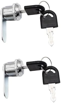 【サイズ】ヘッド直径：23mm、ネジ直径：18mm、ネジ長さ：10mm。(2セット)(1セットにつき2個キー付き)（スタンドアロン型） 【異なるキー設定】各セットのキーは1つのロックにのみ適合し、キー溝付きの設計です。 【2つのキー付き】各ロックには対応するロックのみ開くことができる2つの同一のキーが付属しており、キーを紛失する心配がありません。 【用途】郵便箱、引き出し、食器戸棚、レターボックス、ショーケースなどに適しており、貴重品管理や書類保管など、様々な場所や用途で使用できます。 【高耐久性】この筒状のカムロックは、合金の本体とクロム表面で構成されており、60,000回以上のテストに耐えた優れた抗酸化性、防水性、防錆性能を持ち、長持ちします。【サイズ】ヘッド直径：23mm、ネジ直径：18mm、ネジ長さ：10mm。(2セット)(1セットにつき2個キー付き)（スタンドアロン型） 【異なるキー設定】各セットのキーは1つのロックにのみ適合し、キー溝付きの設計です。 【2つのキー付き】各ロックには対応するロックのみ開くことができる2つの同一のキーが付属しており、キーを紛失する心配がありません。 【用途】郵便箱、引き出し、食器戸棚、レターボックス、ショーケースなどに適しており、貴重品管理や書類保管など、様々な場所や用途で使用できます。 【高耐久性】この筒状のカムロックは、合金の本体とクロム表面で構成されており、60,000回以上のテストに耐えた優れた抗酸化性、防水性、防錆性能を持ち、長持ちします。