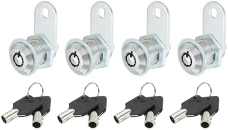 デッドボルトサイズ：42x19mm / 1.65x0.75"（長さ×幅） チューブ ラーカムロック本体長さ：20mm / 0.79" 最大パネル厚さに適合：14mm / 0.55" 取り付け穴直径：17.5mm / 0.69" キーが同じ：1つのキーがすべてのロックに適合します。 セット内のすべてのロックを同じキーで開けることができ、複数のロックが同じ人によって使用される場合に便利です。 耐久性のある素材：カムロックは亜鉛合金製でメッキ仕上げです。 長期間の使用に耐え、さびにくく、腐食や摩耗に強いです。 アプリケーション：キーが同じキャビネットカムロックは、キャビネット、ファイルキャビネット、机引き出し、郵便受け、テーブルトップショーケース、ドア、引き出しロック、デッドボルトロック、カムロック、スライディングドアロック、ラッチに適しています。 オフィス、店舗、空港などで広く使用されています。 取扱説明：迅速かつ簡単に取り付けることができ、90度回転させるだけで開けることができます。 キーを保持する必要はなく、ロックされた状態と解除された状態からキーを取り外すことができます。デッドボルトサイズ：42x19mm / 1.65x0.75"（長さ×幅） チューブ ラーカムロック本体長さ：20mm / 0.79" 最大パネル厚さに適合：14mm / 0.55" 取り付け穴直径：17.5mm / 0.69" キーが同じ：1つのキーがすべてのロックに適合します。 セット内のすべてのロックを同じキーで開けることができ、複数のロックが同じ人によって使用される場合に便利です。 耐久性のある素材：カムロックは亜鉛合金製でメッキ仕上げです。 長期間の使用に耐え、さびにくく、腐食や摩耗に強いです。 アプリケーション：キーが同じキャビネットカムロックは、キャビネット、ファイルキャビネット、机引き出し、郵便受け、テーブルトップショーケース、ドア、引き出しロック、デッドボルトロック、カムロック、スライディングドアロック、ラッチに適しています。 オフィス、店舗、空港などで広く使用されています。 取扱説明：迅速かつ簡単に取り付けることができ、90度回転させるだけで開けることができます。 キーを保持する必要はなく、ロックされた状態と解除された状態からキーを取り外すことができます。