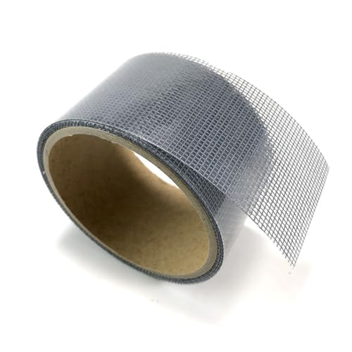 網戸 補修 テープ 自由 裁断 強 粘着性 簡単 取り付け 防水 虫よけ (幅5cm×全長2m)