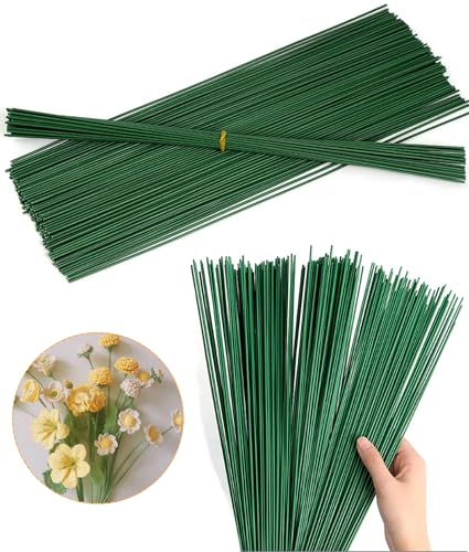 Rakuten - 人工花茎 50本入り 30cm ダークグリーン 曲げ可能 手芸 DIY 園芸用品