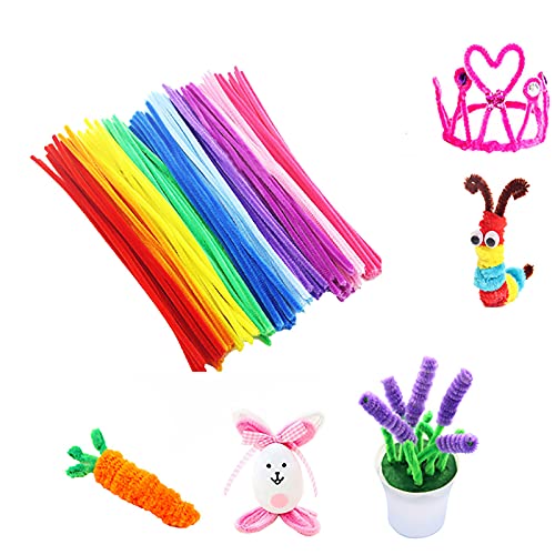 ワイヤーアート 100本 10色混色 手芸モール 手芸材料 子供知育玩具 DIY飾り物