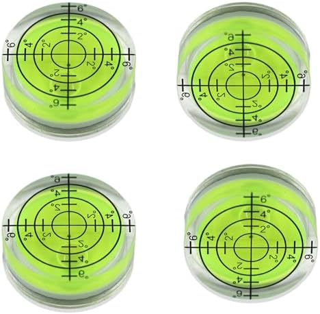 Rakuten - 水平器 丸型 ミニ 32×7mm 4個入 目盛り付き 測定工具