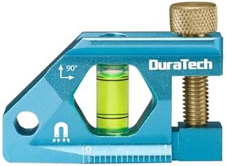 Rakuten - ミニ水平器 パイプ水平器 水準器 小型 90度測定 気泡測定器 コンパクト アルミ合金 ネジクランプ マグネット V溝 吊り穴 目盛り付
