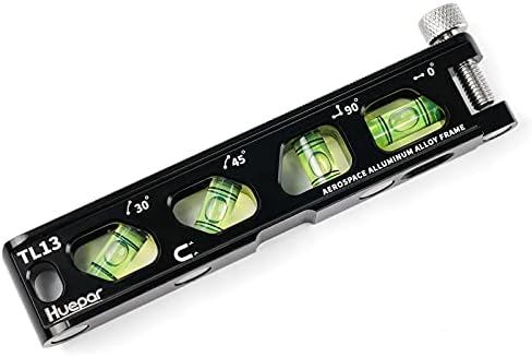 Rakuten - レベル 水平器 ミニ 強力マグネット V溝 ネジクランプ 目盛り付 気泡管4つ 水準器 磁性で吸着 傾斜計 高精度 測定器 測定工具 スケール 大工道具 DIY作業用