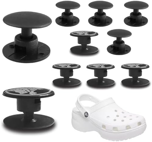 リペアパーツ 10個セット リベットボタン 靴用 留め具 補修部品 交換用 ブラック