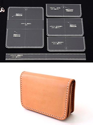 樂天商城 - コインケース 名刺入れ 型紙 アクリル型 DIY 趣味 ホビー ハンドメイド 皮革