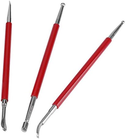 3PCS DIY ハンドツール モデリング スプーン 鉄筆 多用途 カービング