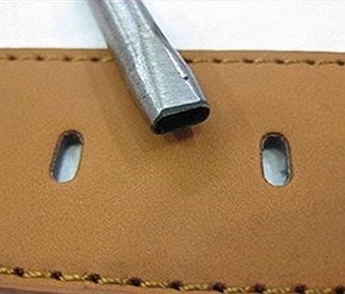 楕円 ポンチ レザークラフト 工具 セット 皮抜き 型抜き 穴あけ ポンチ 3本セット ...
