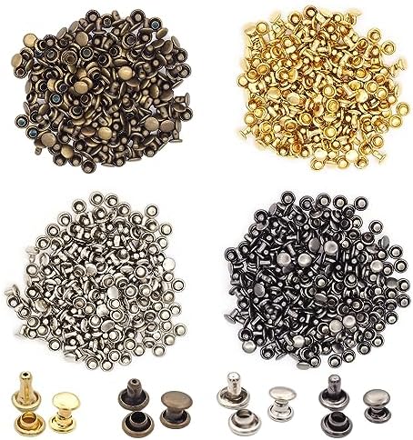 リベット 400組 4色ミックス DIY 手芸 5mm