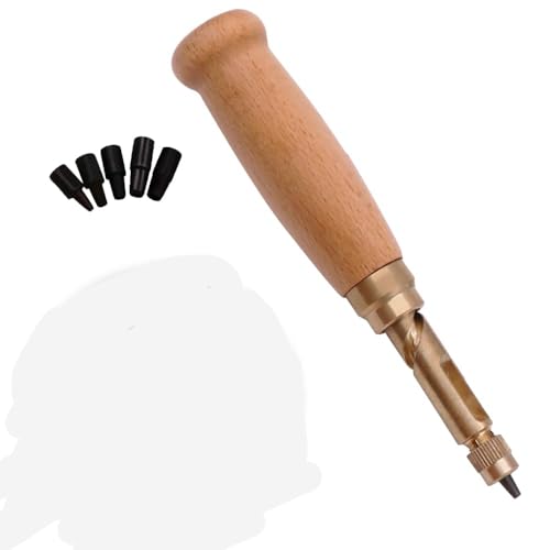 穴あけパンチ 6サイズ 1.5/2/2.5/3/3.5/4mm 静音 DIY 工具