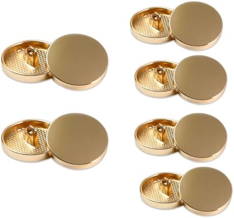 Rakuten - ボタン 補修 ジャケット用 裁縫用 ハンドメイド アクセサリー マットゴールド 24mm 15mm 12個セット