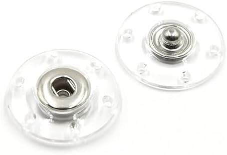 Rakuten - 5 セット 透明 スナップボタン コート シャツ バッグ用 DIY 手芸 向け 留め具