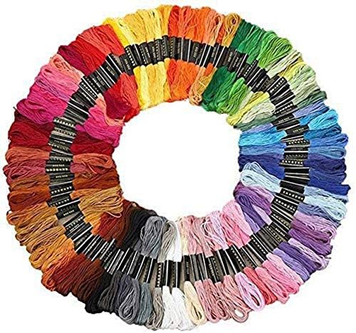 刺繍糸 セット 6本綴り 長8m 100束