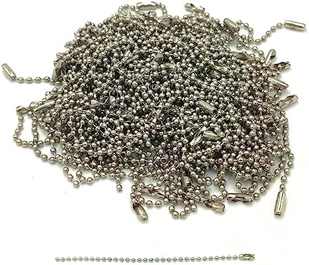 樂天商城 - ボールチェーン 12cm シルバー 約100個 キーチェーン ハンドメイド アクセサリーパーツ DIY材料