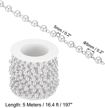 5 M �ե������ѡ��� �ӡ��� �������� 5mm ���ס��� ���奨�꡼���� DIY �ͥå��쥹 �֥쥹��å� ���������꡼�� ����С�