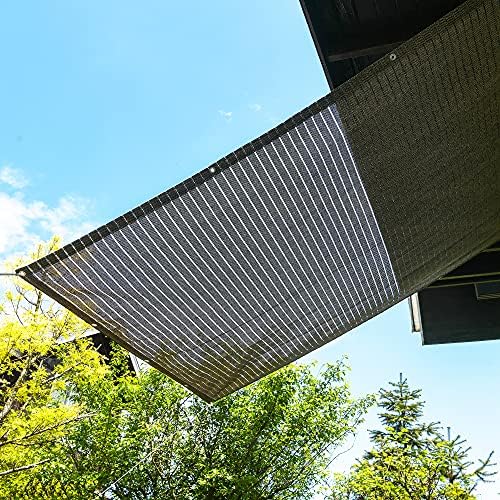 Rakuten - 涼風シェード 日よけ シェード オーニング 高通気性 透かし編み 200×200cm
